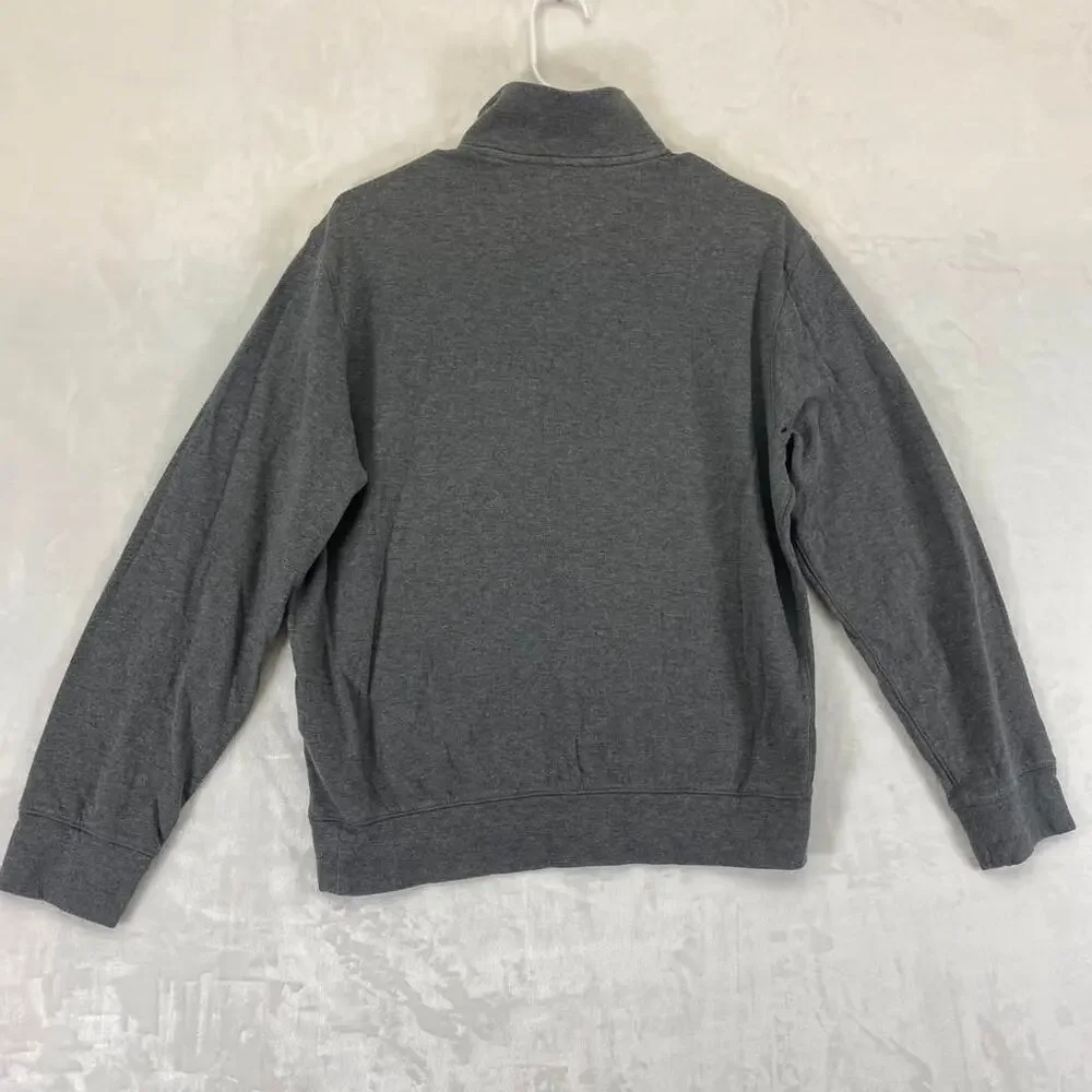 Polo Ralph Lauren Men's Gray Long Sleeve Quarter Zip Pullover Sz M
